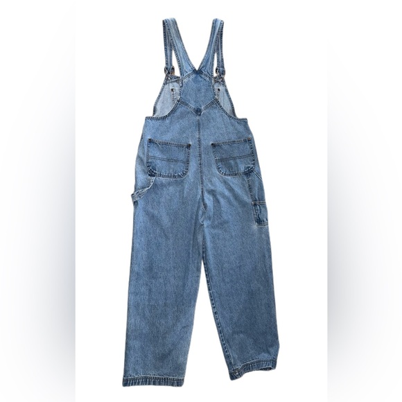 VTG 90s Winnie The Pooh Adult Women Size Med "Hunny Pluribus Unum" Baggy Overall - Picture 3 of 6